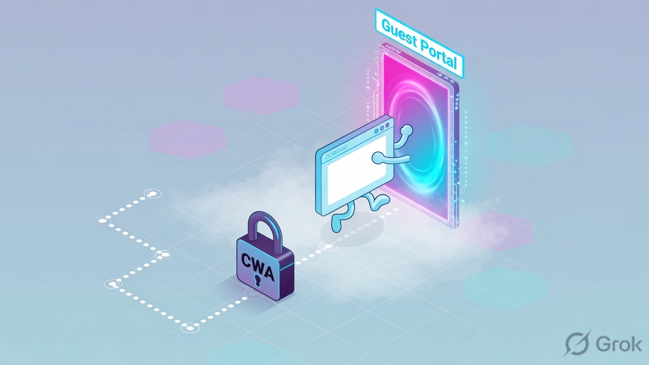 Guest browser redirected to ISE portal