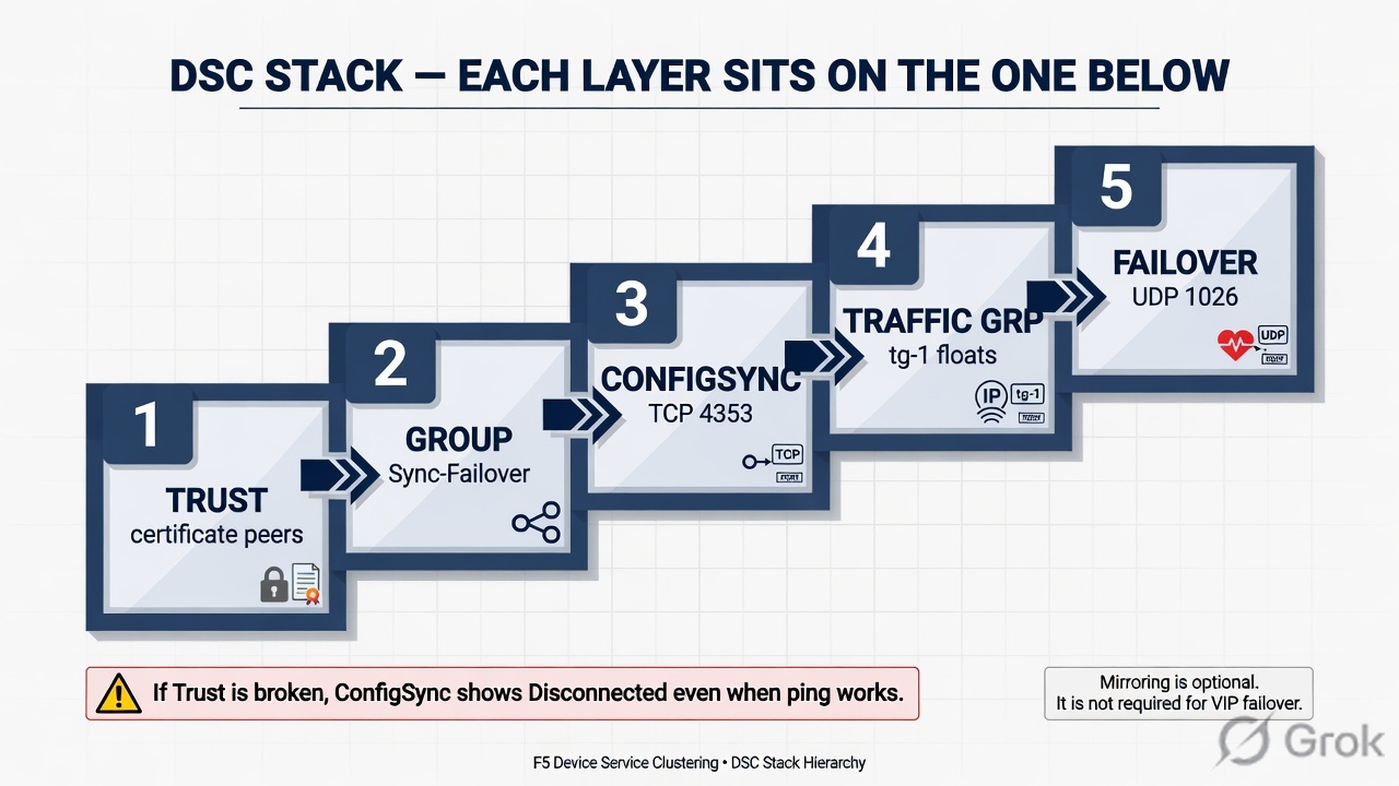 Trust Group ConfigSync traffic-group Failover layers