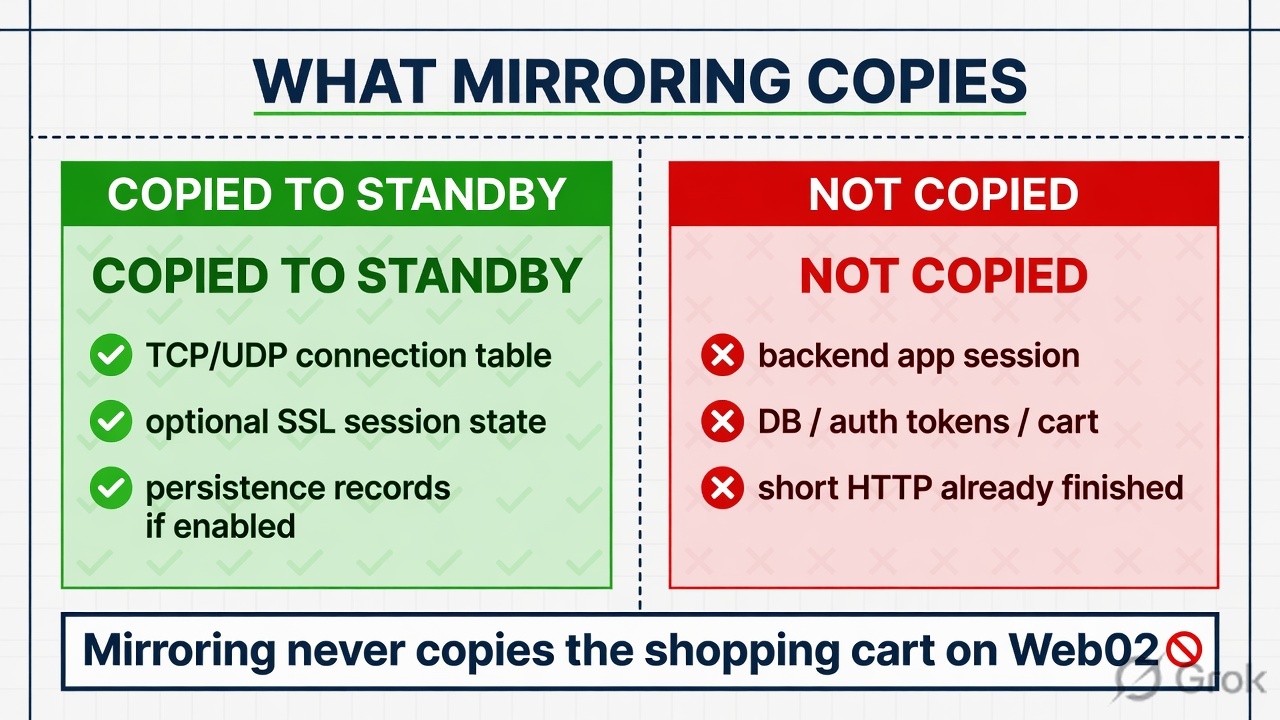 Connection table copied, shopping cart not copied